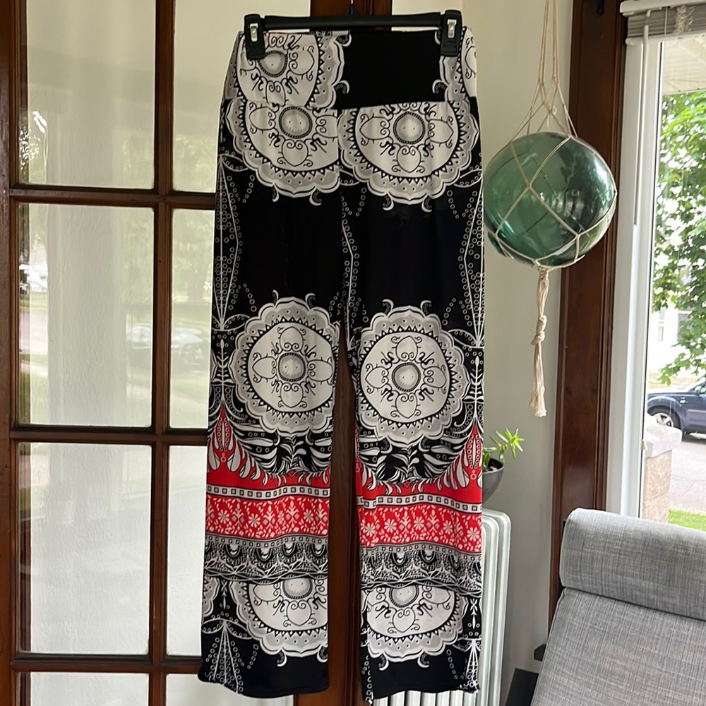 Stretchy comfy palazzo pants